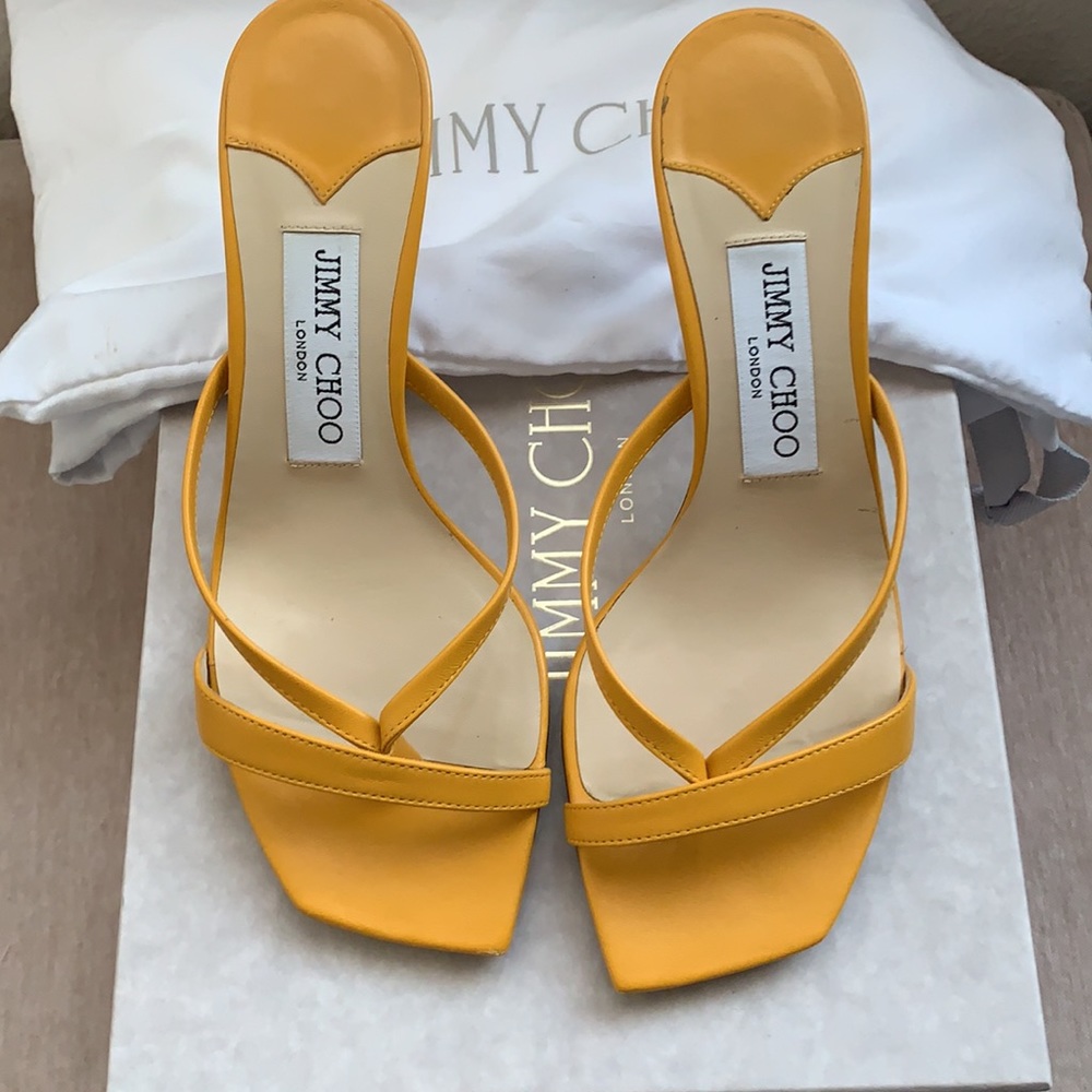Jimmy Choo Yellow Sandals